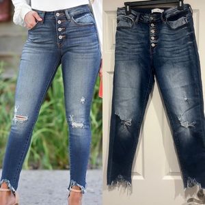 KanCan jeans Sabrina distressed size 9